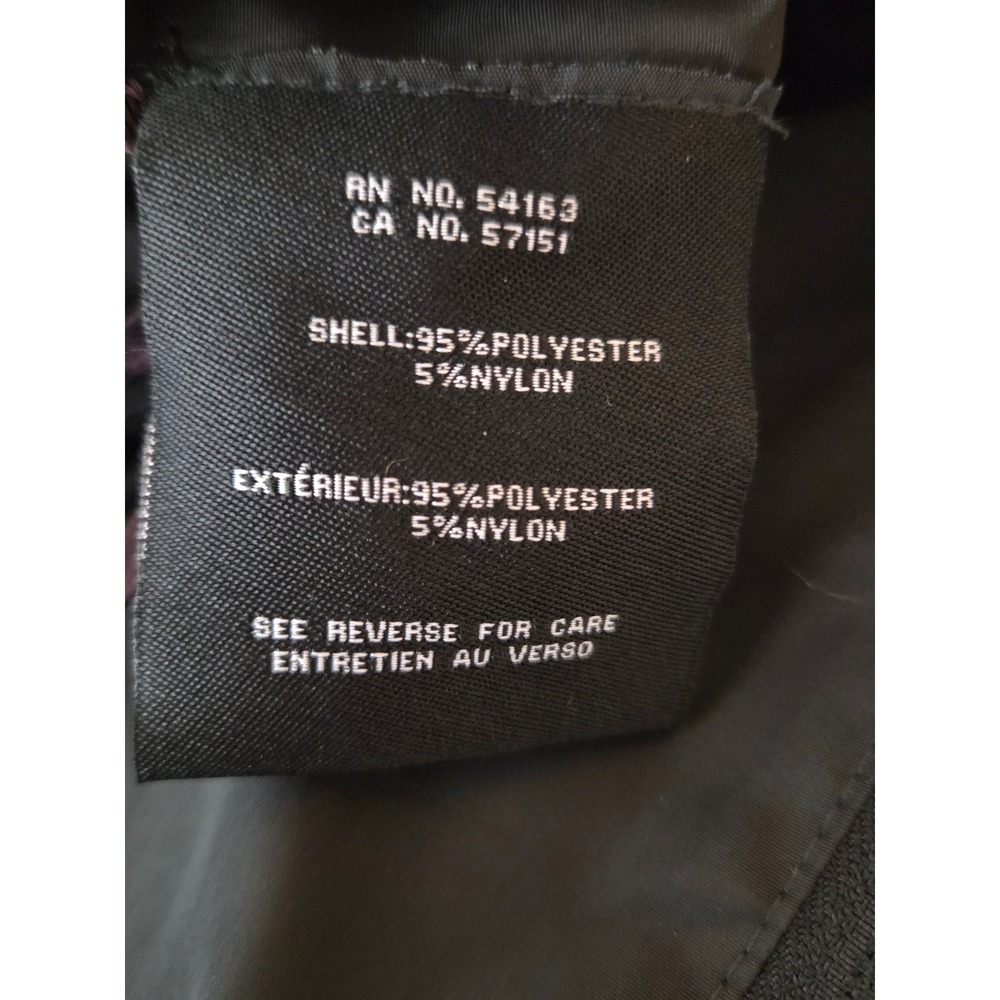 NWT COLE HAAN Women's size Medium Full length Packable Rain Jacket Black $258 - Picture 7 of 7